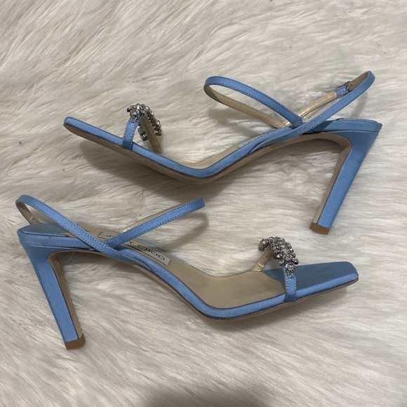 Jimmy Choo Meira Crystal slingback sandal size 39EU - Picture 5 of 13